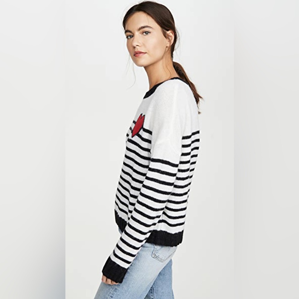 RAILS | Perci Heart Jumper In Bretton Heart Stripe - Picture 3 of 3